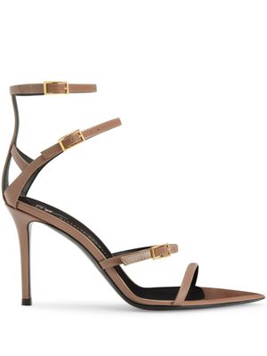 Giuseppe Zanotti sandales Intriigo Orely 105 mm en cuir - Marron