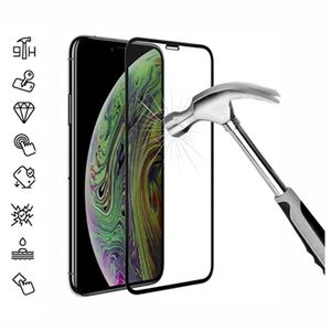 iPhone 11 Pro/XS 9D Full Cover Glazen Screenprotector - Zwarte Rand