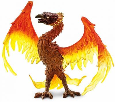 Safari speelfiguur Phoenix jongens 17 x 12,7 cm rood/geel Safari speelfiguur Phoenix jongens 17 x 12,7 cm rood/geel