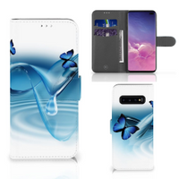 Samsung Galaxy S10 Plus Telefoonhoesje met Pasjes Vlinders