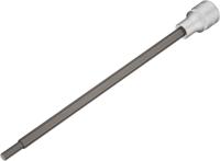 HAZET Aanzuigpijp-dopsleutelbit 2584-1 · 1/2 inch (12,5 mm) vierkant hol · Binnen-zeskant-profiel · SW 6 mm
