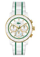 Lacoste horlogeband 2000844 Charlotte Rubber Wit 20mm