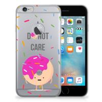 Apple iPhone 6 Plus | 6s Plus | Siliconen Case | Donut Roze Apple iPhone 6 Plus | 6s Plus | Siliconen Case | Donut Roze