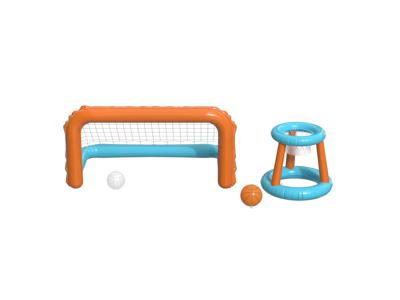 CRIVIT Opblaasbaar volleybalnet of doel en korfset (Doel en basketbalnet)