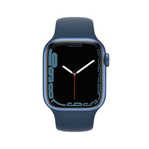 Apple Watch 7 WiFi MKN13FD/A - Aluminium, Abyss Blue Sportband, 41 mm - Blauw