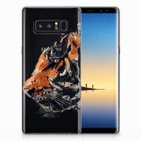 Smartphone hoesje Samsung Galaxy Note 8 Watercolor Tiger