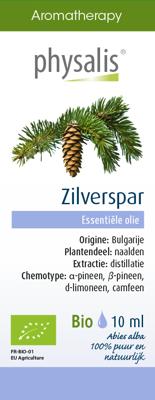 Physalis Aromatherapy Essentiële Oliën Zilverspar Olie 10ml