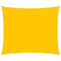 Zonnezeil 160 g/m rechthoekig 2x2,5 m HDPE geel