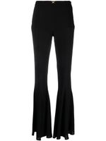 Blumarine pantalon évasé à taille mi-haute - Noir - thumbnail