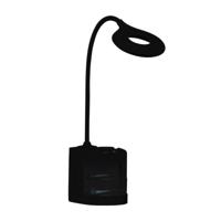 LED Burealamp op accu met touch schakelaar - Draadloos - Zwart