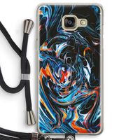 Black Unicorn: Samsung Galaxy A5 (2016) Transparant Hoesje met koord