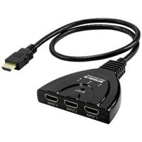 SpeaKa Professional SP-HDSW-200 HDMI-switch 3 poorten Ultra HD-geschikt 7680 x 4320 Pixel