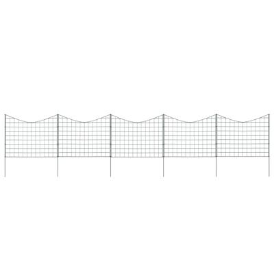 Schuttingset hol gebogen 77,5x64 cm groen