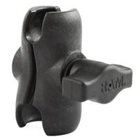 Rammount Composite Short Double Socket Arm 1" - thumbnail