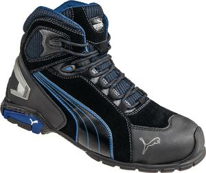 Puma Veiligheidslaars | maat 47 zwart/blauw | S3 SRC EN ISO 20345 | velours | 1 stuk - 63.225.0-47 63.225.0-47