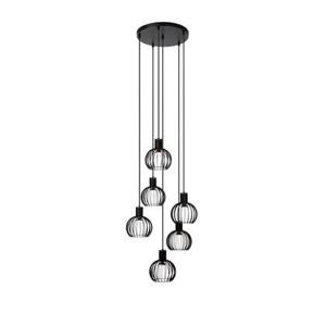 Lucide MIKAELA Hanglamp 6xE14 - Zwart