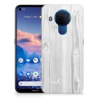 Nokia 5.4 | Bumper Hoesje | White Wood
