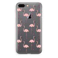 Anything Flamingoes: iPhone 8 Plus Transparant Hoesje