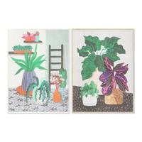 Canvas DKD Home Decor polyestyreen Canvas 52 x 2,7 x 72 cm