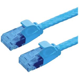 VALUE UTP patchkabel, Cat.6A (Class EA), extra plat, blauw, 3 m