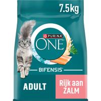 Purina One Adult Rijk aan Zalm en Volkoren Granen kattenvoer 7,5 kilo Purina One Adult Rijk aan Zalm en Volkoren Granen kattenvoer 7,5 kilo