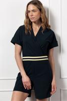 June tape playsuit - dark blue - 12768