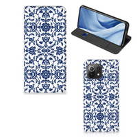 Xiaomi 11 Lite NE 5G | Mi 11 Lite Smart Cover Flower Blue - thumbnail