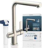 Schutte AQUASTAR PRO drinkwater keukenkraan met filtersysteem | RVS look - 99805