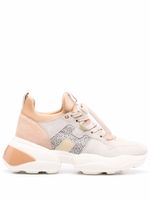 Hogan baskets en cuir à logo - Tons neutres