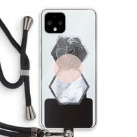 Creatieve toets: Pixel 4 Transparant Hoesje met koord