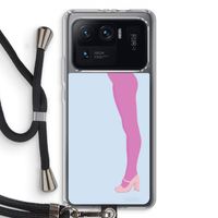 Pink panty: Xiaomi Mi 11 Ultra Transparant Hoesje met koord Pink panty: Xiaomi Mi 11 Ultra Transparant Hoesje met koord