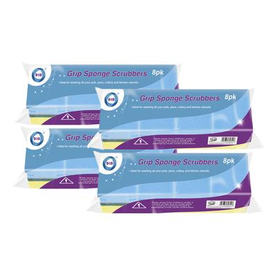 Schuur sponzen - 32x - schoonmaak spons - afwas / keuken / huishouden
