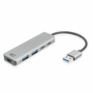 ACT Connectivity USB-A hub 3.0, 2x USB-A, 2x USB-C usb-hub