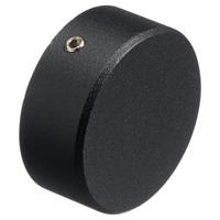 Leen Bakker - Overschuifkap 28mm - Metaal - Zwart - L15 Cm