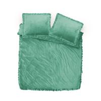 Sleeptime Velvet Ruffles Granite Green 240 x 220 cm