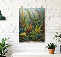 Vreemde jungle poster artistieke tekening