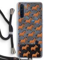 Pony: Oppo A91 Transparant Hoesje met koord