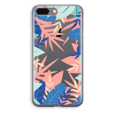 Tropisch: iPhone 8 Plus Transparant Hoesje