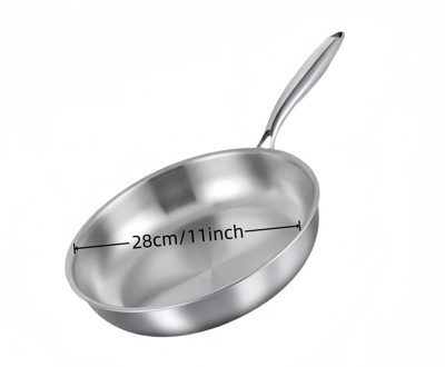 ProChef - RVS Non-Stick Koekenpan voor Gas & Inductie