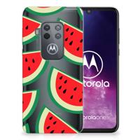 Motorola One Zoom | Siliconen Case | Watermelons