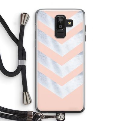 Marmeren pijlen: Samsung Galaxy J8 (2018) Transparant Hoesje met koord
