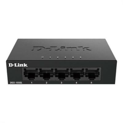 Desktop Switch D-Link DGS-105GL/E Zwart