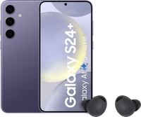 Samsung Galaxy S24 Plus 256GB Paars 5G + Galaxy Buds 2 Pro Zwart - thumbnail