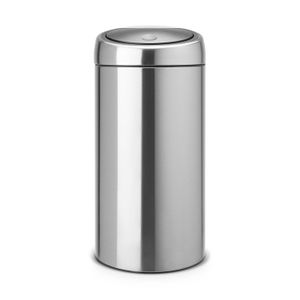 Brabantia Touch Bin afvalemmer 45 liter met kunststof binnenemmer - Matt Steel Fingerprint Proof