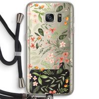 Sweet little flowers: Samsung Galaxy S7 Transparant Hoesje met koord