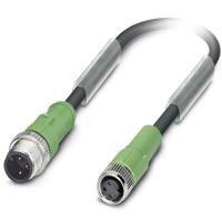 Phoenix Contact 1538403 Sensor/actuator connector, geassembleerd M8 Aantal polen (sensoren): 3 Stekker, recht, Bus, recht 0.60 m 1 stuk(s)