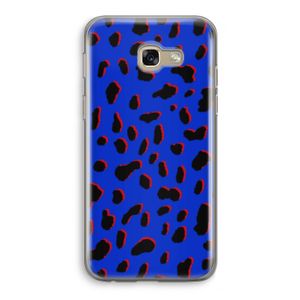 Blue Leopard: Samsung Galaxy A5 (2017) Transparant Hoesje