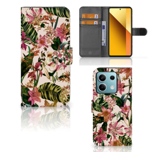 Xiaomi Redmi Note 13 5G Hoesje Flowers