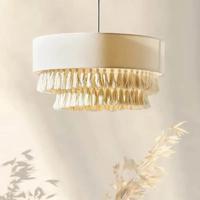SabiGlow - Boheemse Wabi Sabi Stoffen Hanglamp