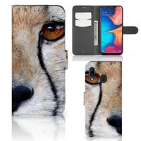 Samsung Galaxy A30 | Telefoonhoesje | Met pasjeshouder | Cheetah